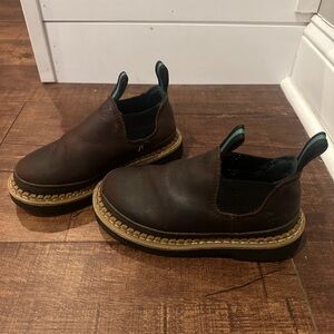 Boys Georgia boots. Only worn a few times.  Size 1